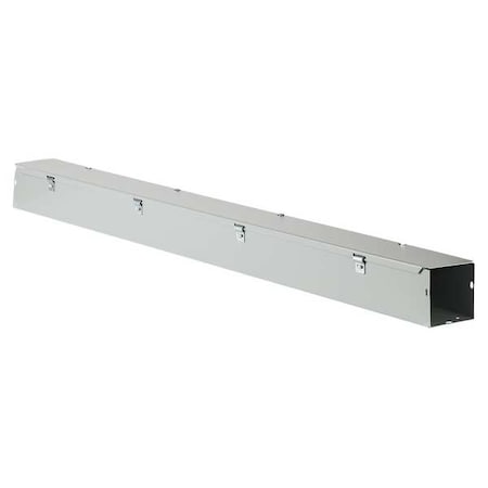 Straight Section Wireway, 1 Rating, Steel, Powder Coated MPN:HS444NK