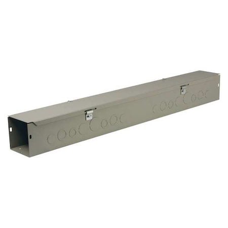 Straight Section Wireway, 1 Rating, Steel, Powder Coated MPN:HS446
