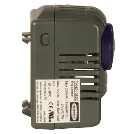 Thermostat, PC Plastic, Wall Box Type MPN:TANC1080C