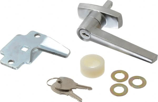 Electrical Enclosure Keylock Handle: Use with Single Door Type 12 Enclosures, Single Door Type 3R Enclosures & Single Door Type 4 Enclosures MPN:WAL2A