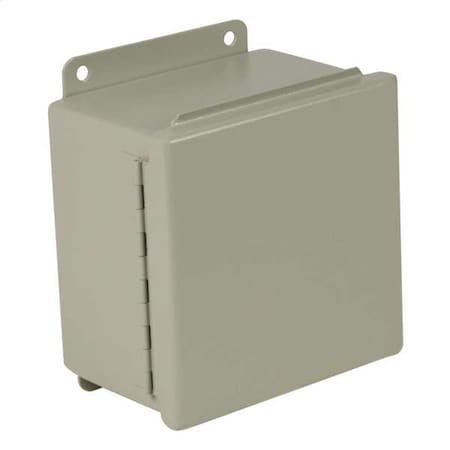Screw Clamps Electrical Enclosures, 6 in H, 3-1/2 in D, 4 in W, 12, 13, Steel MPN:B060403CH