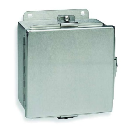 Screws and Clamps Electrical Enclosures, 10 in H, 4 in D, 8 in W, 12, 13, 4, 4X MPN:BN4100804CHSS