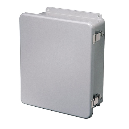 Padlockable Hasp Electrical Enclosures, 19.72 in H, 8.45 in D, 16 in W, 4X, Fiberglass MPN:HW-J201608CHQR