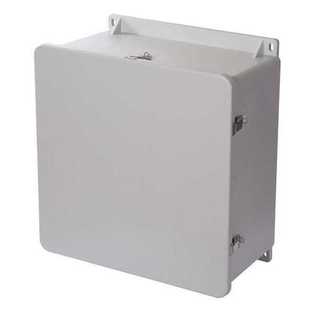 Padlockable Hasp Electrical Enclosures, 19.88 in H, 11.33 in D, 20 in W, 1, 12, 3R, 4X, 6P MPN:HW-J202010CHQR