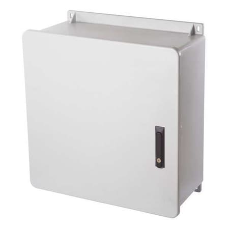 Keyed Latch Electrical Enclosures, 23.88 in H, 11.33 in D, 24 in W, 1, 12, 3R, 4X, 6P, Fiberglass MPN:HW-J2424103PT