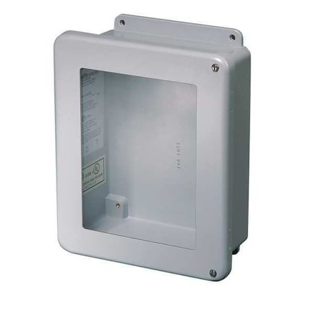 Captive Screws Electrical Enclosures, 7.73 in H, 4.45 in D, 6 in W, 1, 12, 3R, 4X, 6P, Fiberglass MPN:HW-J80604CHSCW
