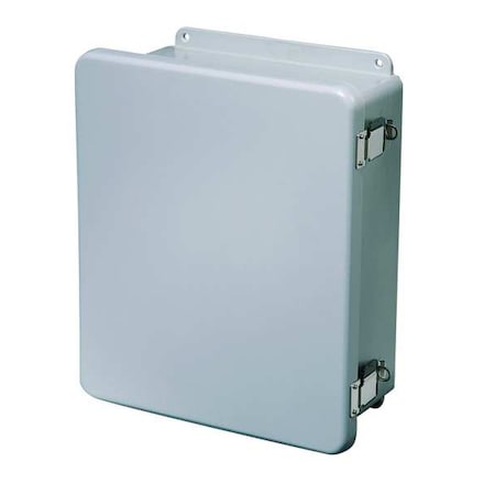 Padlockable Hasp Electrical Enclosures, 11.79 in H, 4.94 in D, 10 in W, 12, 4X, 6P, Fiberglass MPN:HW-MOD-J1210HPL
