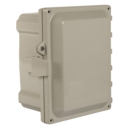 Quick Release Padlock Latch Electrical Enclosures, 14 in H, 6 in D, 12 in W, 1, 12, 3R, 4, 4X, 6P MPN:HW-P141206CHQR