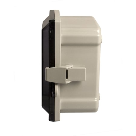 Quick Release Padlock Latch Electrical Enclosures, 10 in H, 4 in D, 8 in W, 1, 12, 3R, 4, 4X, 6P MPN:HW-PCC100804CHQR