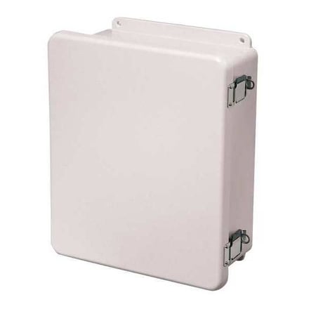Padlockable Hasp Electrical Enclosures, 11.79 in H, 6.32 in D, 10 in W, 1, 12, 3R, 4X, 6P MPN:HW-WHJ121005CHQR