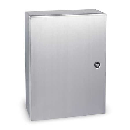 1/4 Turn Latch Electrical Enclosures, 16 in H, 8 in D, 12 in W, 12, 13, 3R, 4, 4X MPN:N412161208SSC