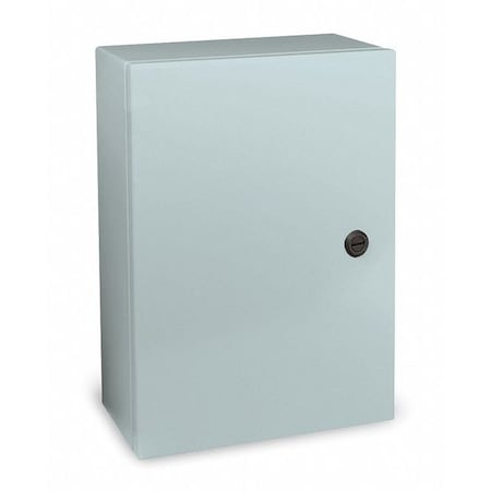 1/4 Turn Latch Electrical Enclosures, 16 in H, 8 in D, 20 in W, 12, 13, 3R, 4, Steel MPN:N412162008C