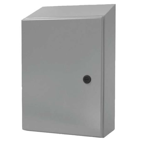 1/4 Turn Latch Electrical Enclosures, 20 in H, 6 in D, 20 in W, 12, 13, 3R, 4, Steel MPN:N412202006CST