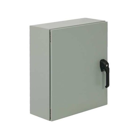 3 Point Latch with Padlock Handle Electrical Enclosures, 24 in H, 8 in D, 16 in W, 12, 13, 3R, 4 MPN:N4122416083PTC