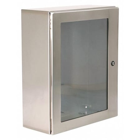 1/4 Turn Latch Electrical Enclosures, 24 in H, 6 in D, 20 in W, 12, 13, 3R, 4, 4X MPN:N412242006WSSC