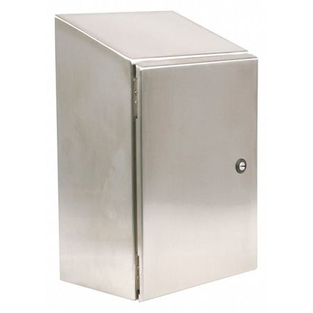 1/4 Turn Latch Electrical Enclosures, 36 in H, 8 in D, 30 in W, 12, 13, 3R, 4, 4X MPN:N412363008CSSST
