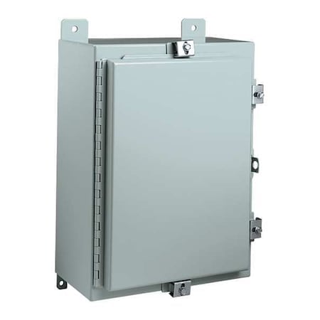 Padlockable Hasp with Clamps Electrical Enclosures, 24 in H, 8 in D, 30 in W, 12, 13, 4, Steel MPN:N4243008