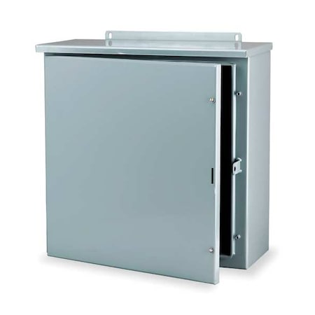 Padlockable Hasp Electrical Enclosures, 36 in H, 12 in D, 24 in W, 3R, Steel MPN:RHC362412