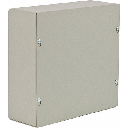 Captive Screws Electrical Enclosures, 10 in H, 6 in D, 8 in W, 1, Steel MPN:SC081006NK