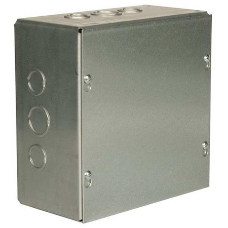 Captive Screws Electrical Enclosures, 16 in H, 4 in D, 16 in W, 1, Steel MPN:SC161604G