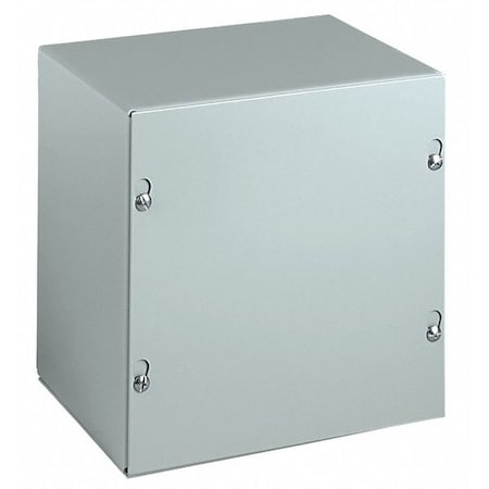 Captive Screws Electrical Enclosures, 16 in H, 4 in D, 16 in W, 1, Steel MPN:SC161604NK