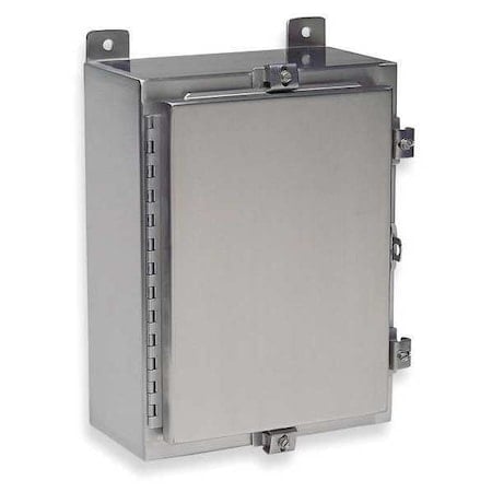 Padlockable Hasp with Clamps Electrical Enclosures, 16 in H, 6 in D, 12 in W, 12, 13, 3R, 4, 4X MPN:SSN4161206