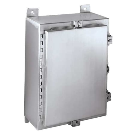 Padlockable Hasp with Clamps Electrical Enclosures, 24 in H, 12 in D, 24 in W, 12, 13, 3R, 4, 4X MPN:SSN4242412