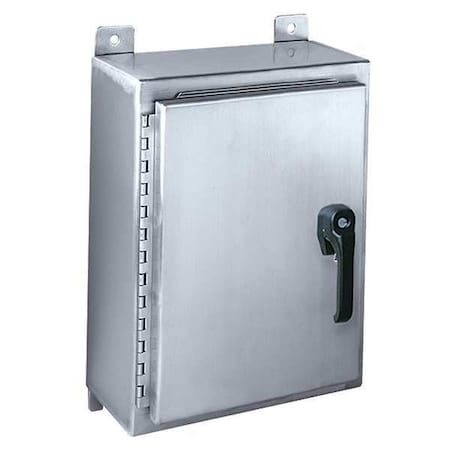 3 Point Latch with Padlock Handle Electrical Enclosures, 30 in H, 8 in D, 24 in W, 12, 3R, 4, 4X MPN:SSN43024083PT