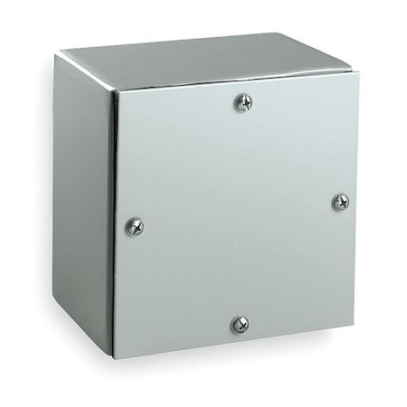 Screws Electrical Enclosures, 8 in H, 4 in D, 8 in W, 4, Steel MPN:WA080804GSC