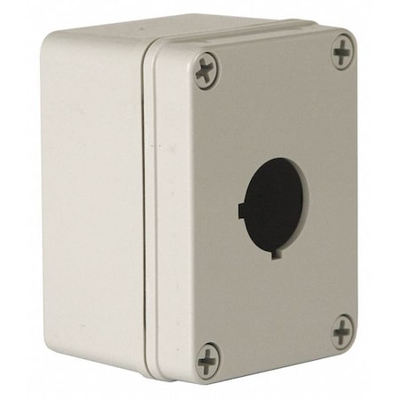 PushButtonEnclosure, 30mm, 1Hole, Plastic MPN:HW-PN4X1PB