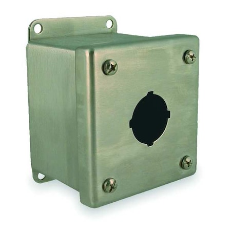 PushButtonEnclosure, 30mm, 1Hole, CarbSteel MPN:PB1