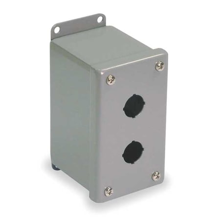 PushButtonEnclosure, 30mm, 2Hole, CarbSteel MPN:PBXD2