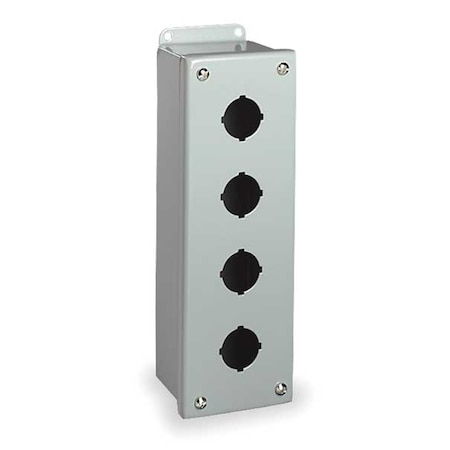 PushButtonEnclosure, 30mm, 4Hole, CarbSteel MPN:PSL4