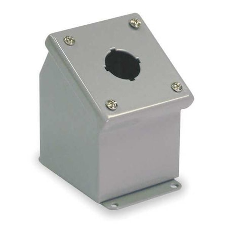 Pushbutton Enclosure, 30mm, 3.25in.W, Steel MPN:WPBA1