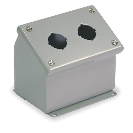 PushButtonEnclosure, 30mm, 2Holes, Steel MPN:WPBA2