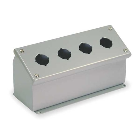 PushButtonEnclosure, 30mm, 4Holes, Steel MPN:WPBA4