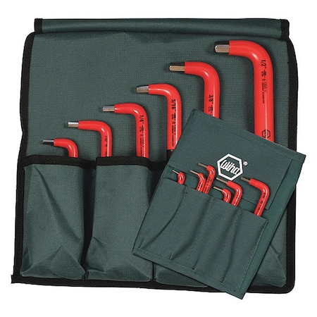 12 Piece SAE L-Shape Hex Key Set, 13694 MPN:13694