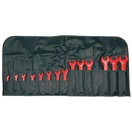 Ins Open End Wrench Set, 5/16-1-1/8, 14 Pc MPN:20190