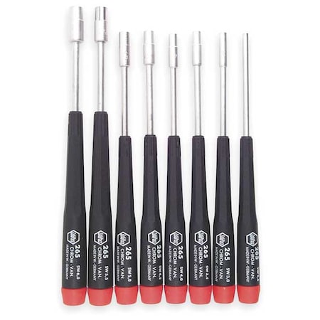 Precision Nut Driver Set, 8 Pieces, Metric MPN:26590