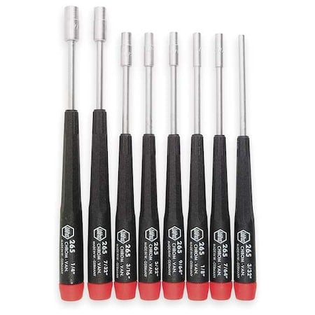 Precision Nut Driver Set, 8 Pieces, SAE MPN:26591