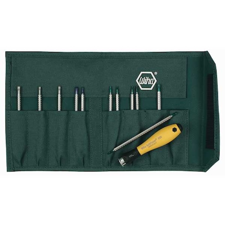 Slotted, Phillips, Torx Bit 8 1/2 in, Drive Size: 4 mm, Num. of pieces:12 MPN:26985