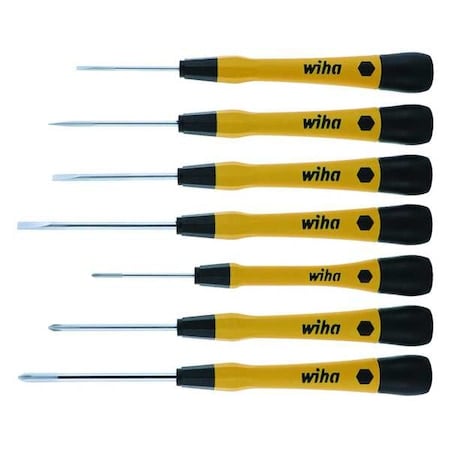 ESD Safe Screwdriver Set, Metric, 7 pcs MPN:27392