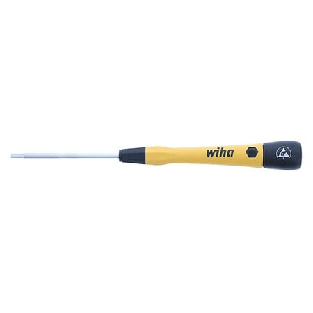 ESDPrecScrDrv, Hex, 2.5mm, Black, Round MPN:27555