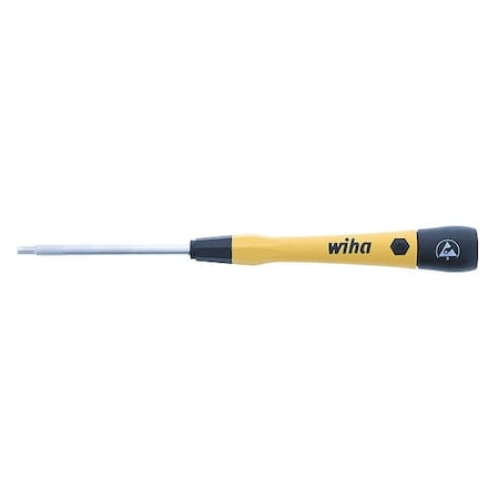 ESDPrecisionScrDrv, Hex, 3mm, Black, Round MPN:27556