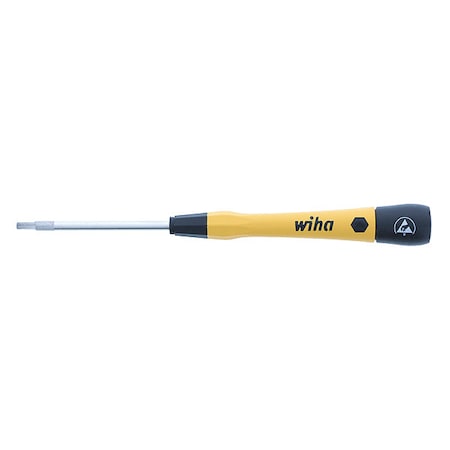 ESDPrecScrDrv, Hex, 7/64in, Black, Round MPN:27559