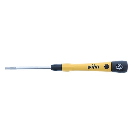ESDPrecScrDrv, Hex, 1/8in, Black, Round MPN:27560