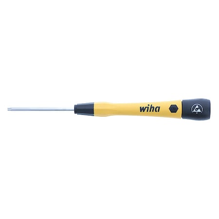 ESDPrecisionScrDrv, Torx, T9, Black, Round MPN:27868