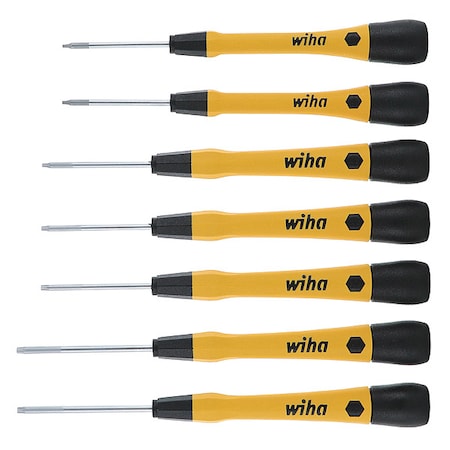 ESD Safe Screwdriver Set, Torx, 7 pcs MPN:27892