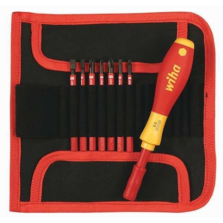 Phillips, Slotted, Torx®, Xeno Bit 2 3/4 in, Drive Size: 1/4 in, Num. of pieces:9 MPN:28391