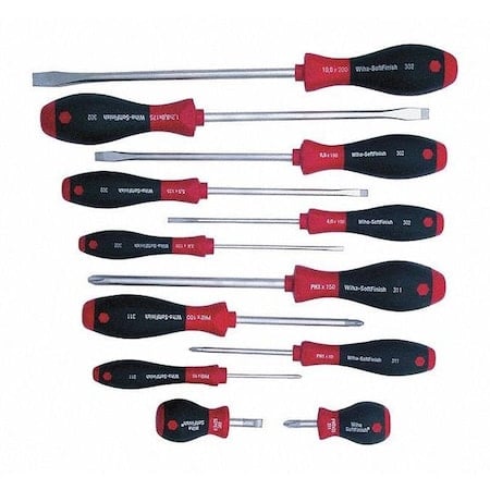 SoftFinish Screwdriver Set, 12 pcs MPN:30297